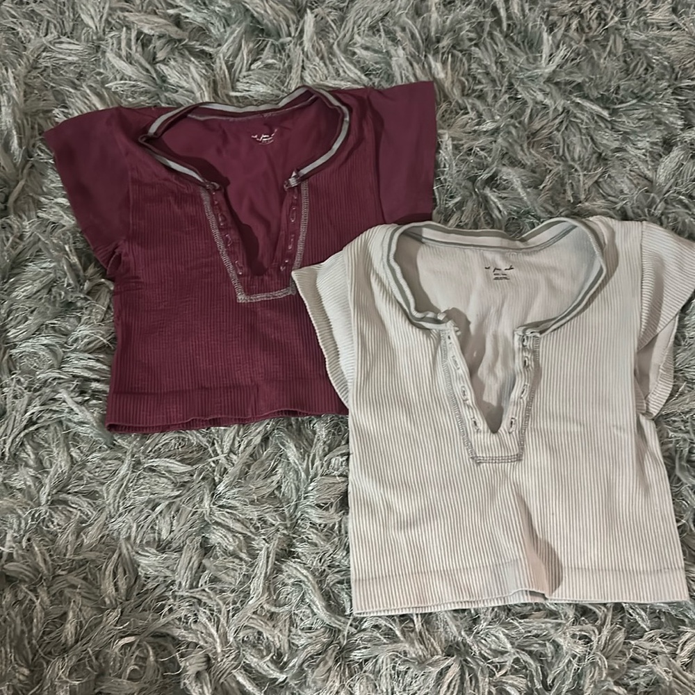 Urban Outfiters TWO PACT Open chest crop top
